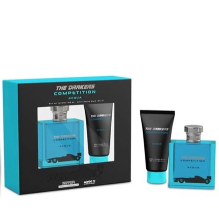 Ferrari The Drakers Competicion Acqua Eau De Toilete Spray 100ml Set 2 Parti