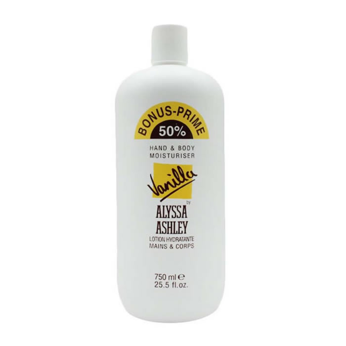 Alyssa Ashley Vanilla Hand And Body Moisturizer 750ml