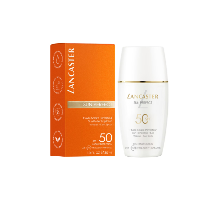 Lancaster Sun Perfect Sun Perfecting Fluid Wrinkles Dark Spots Spf50 30ml