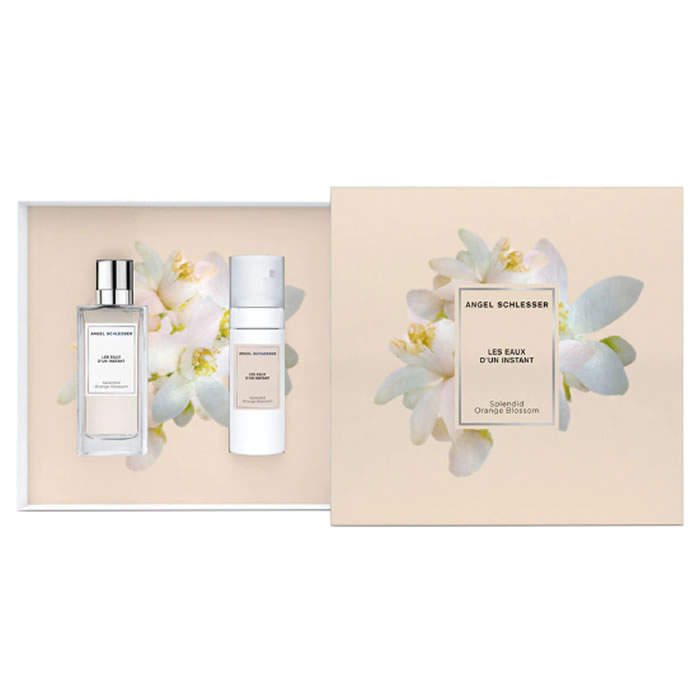 Angel Schlesser Les Eaux D'un Instant Splendid Orange Blossom Eau De Toilette Spray 100ml Set 2 Parti